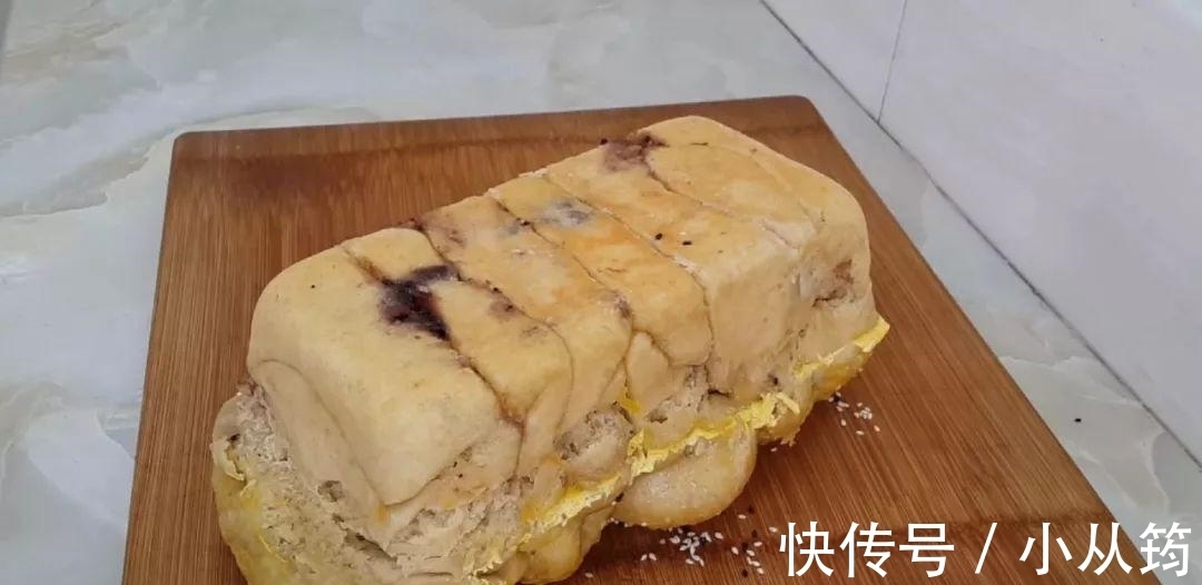 面团|面包又出新吃法,不用烤箱也能做,我家隔三差五做着吃,松软香甜