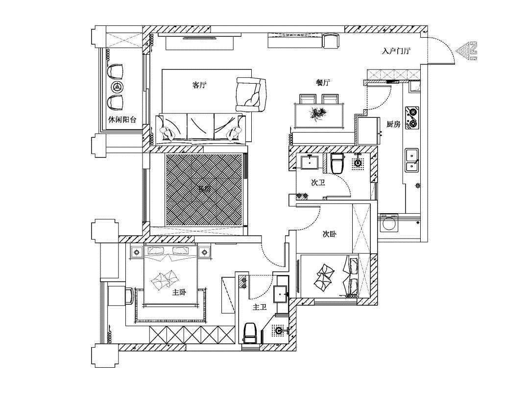 重点|素色空间同样可以很有魅力,打造浪漫的三居室,朋友来了都不想走