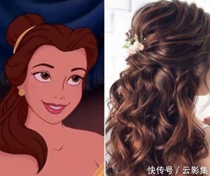 迪士尼公主仿妆：没想到现实中艾莎的头发最丑，乐佩的头发最好看