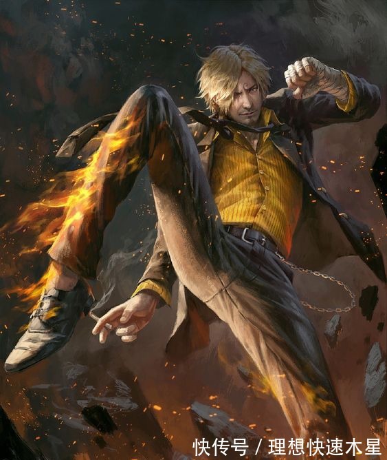 左眼|超写实画风的海贼王,艾斯反杀黑胡子,索隆开左眼杀气十足!