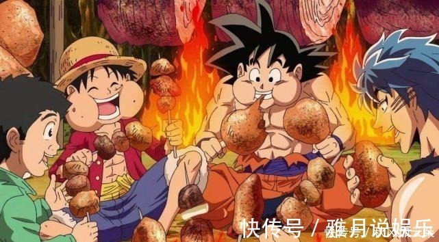 龙珠|当龙珠遇上海贼王,蒙奇·D·悟空四档太霸气,索隆、贝吉塔神相似