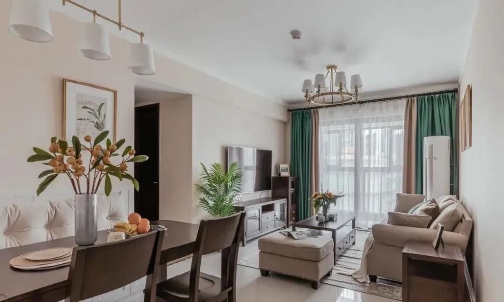 榻榻米|83平美式三居室，柔和温馨的空间，优雅复古的气质，太吸引人了！