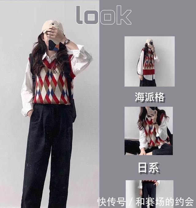 直筒裤|适合春日的清新甜美穿搭示范,简单又优雅大方,化身学院风女孩!