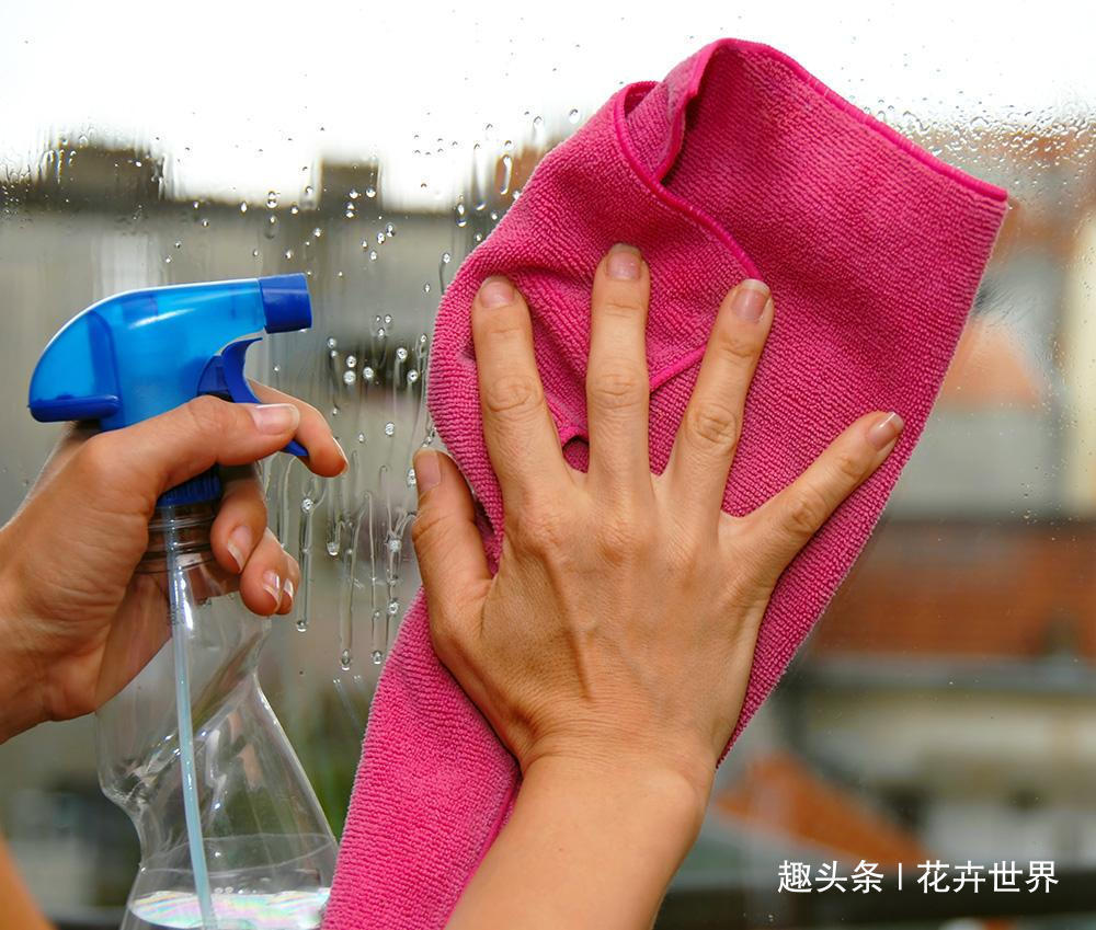 擦玻璃器|玻璃脏了不用爬窗擦!只需在水里加这一小东西,玻璃长久不落灰