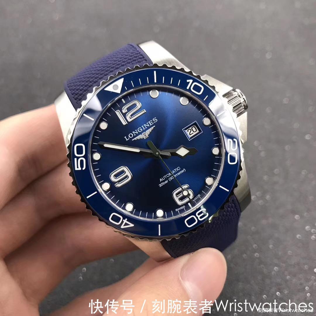 抛光|ZF厂浪琴康卡斯解析—ZF康卡斯蓝盘胶带款的细节工艺怎么样?