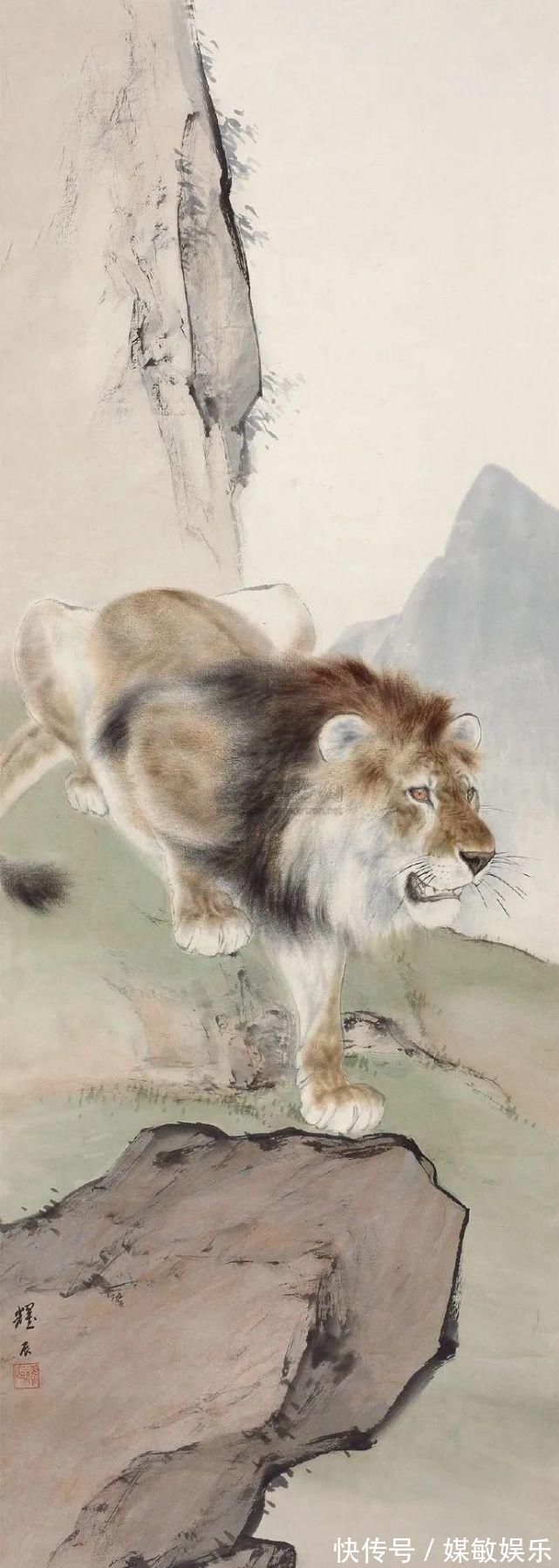 冷军#作品胜过齐白石,国画风格超过冷军,一张国画价值15亿