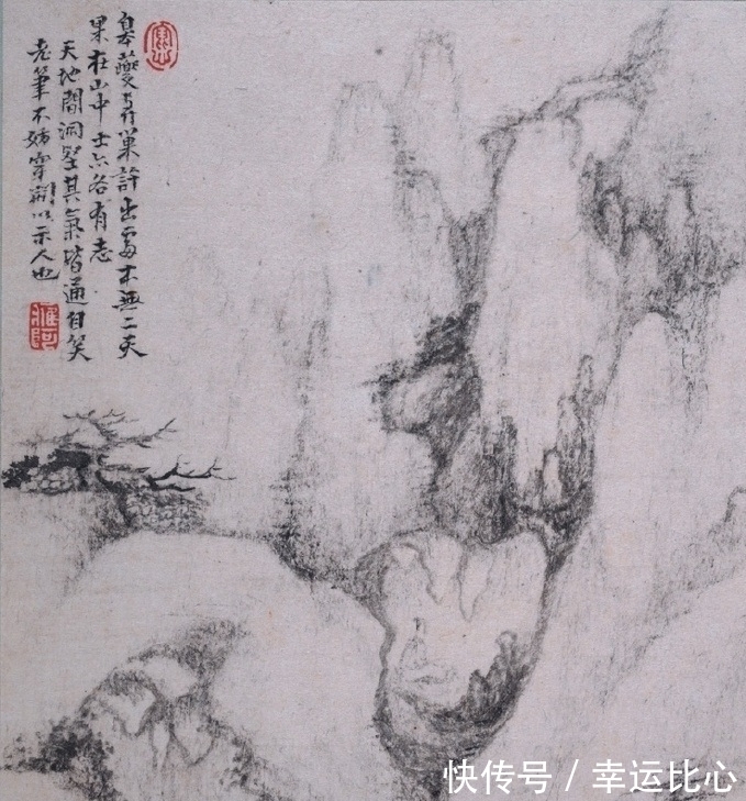 笔墨$戴本孝国画欣赏:奇怪的干笔绘画第一人,墨色苍浑又淡雅