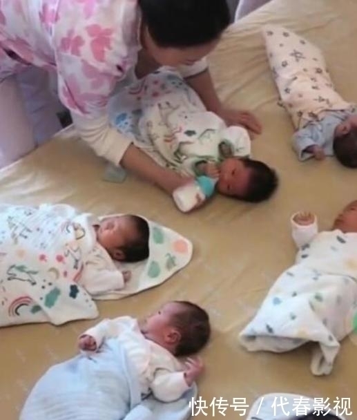 多胞胎|女三胞胎各自生三胞胎爆红，网友：姥姥直接升级，当幼儿园园长