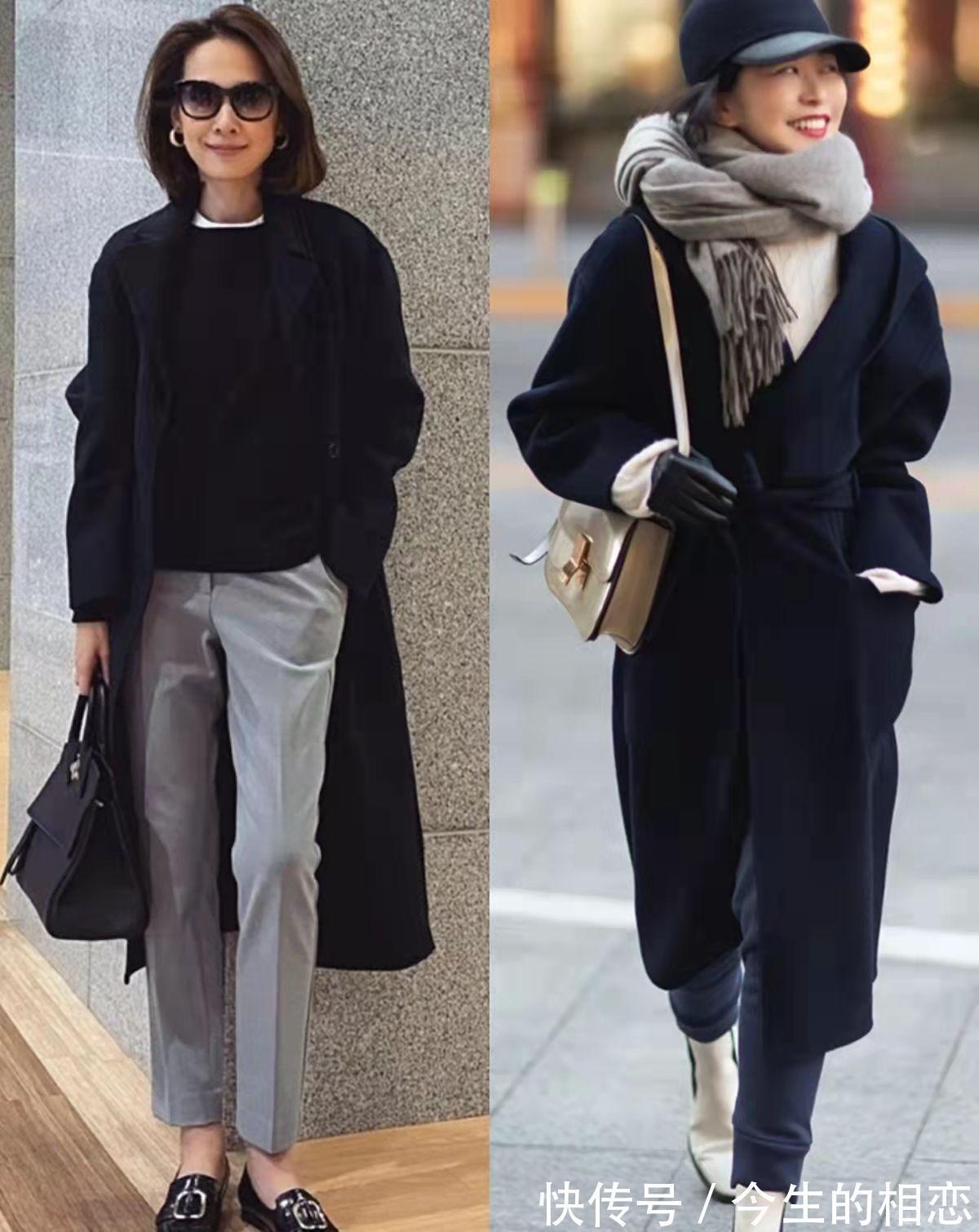 秘诀 分享将黑色大衣穿出高级感的5个秘诀,实用又时尚,适合40+女人