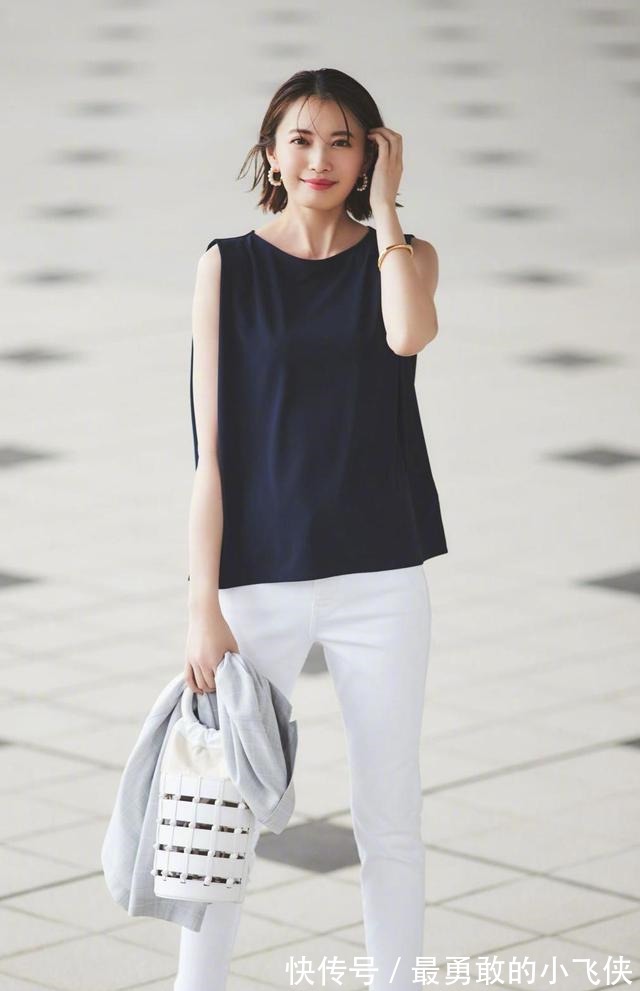 腿型 “日杂”人气模特宫田聪子示范优雅夏装,时髦大气养眼,高级满满!