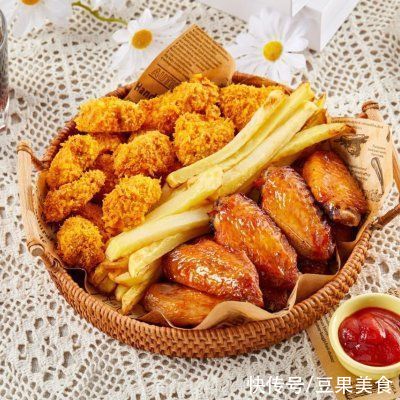 完爆KFC|无油版小食拼盘 | 食光机