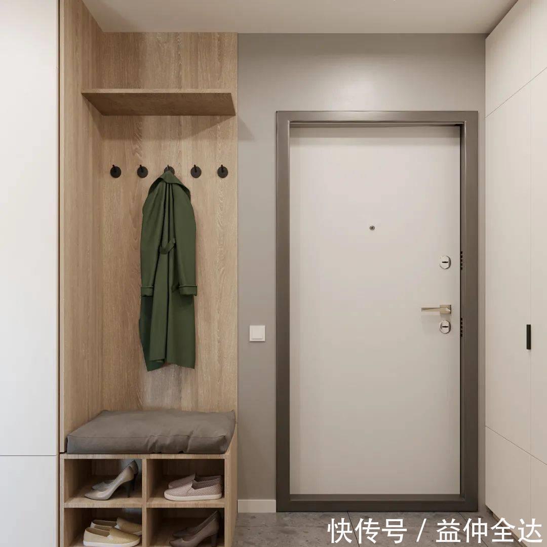 玄关|小夫妻的39m2小家，极简清新，完美无缺，让生活过得轻松惬意！