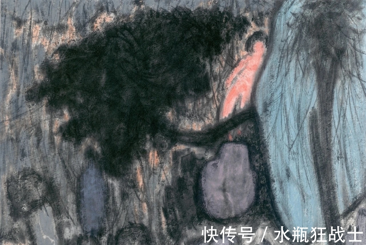 国画家！曹鑫中国画｜有意渲染一种神秘而幽深的气氛