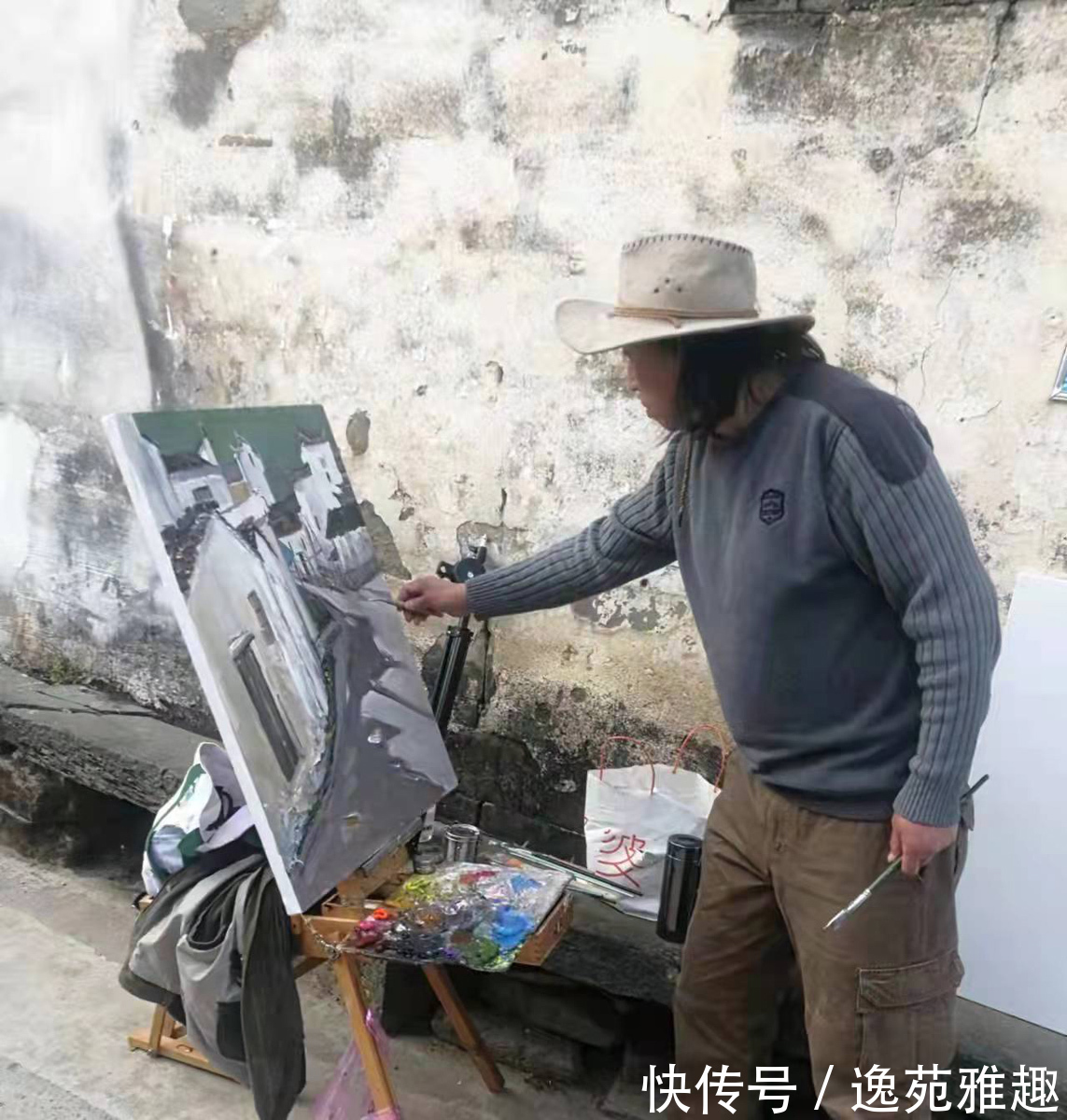 宁夏#「作品欣赏」唯美的婺源,舒适而又惬意!画家邱野写生作品欣赏