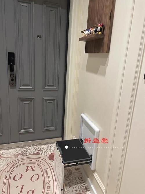鞋柜|进门距离太窄,师傅打了25公分深翻斗鞋柜,邻居:回家我就照学