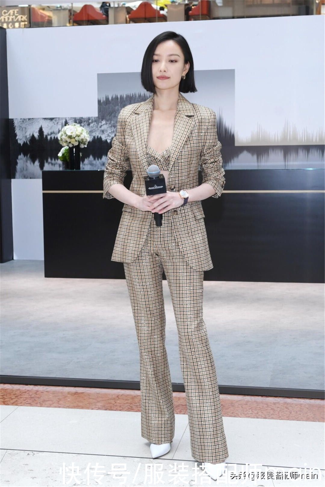 腿粗女孩怎么能少了喇叭裤，不靠PS也能“修”腿