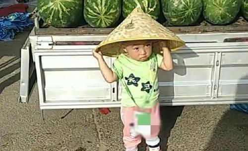 男孩|3岁男孩街边卖瓜,路人假装砍价,孩子的反应让网友笑喷:太萌了