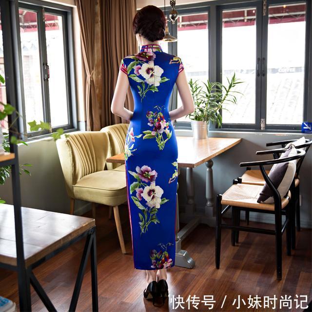 复古修身旗袍裙,绽放属于东方女性的端庄温婉