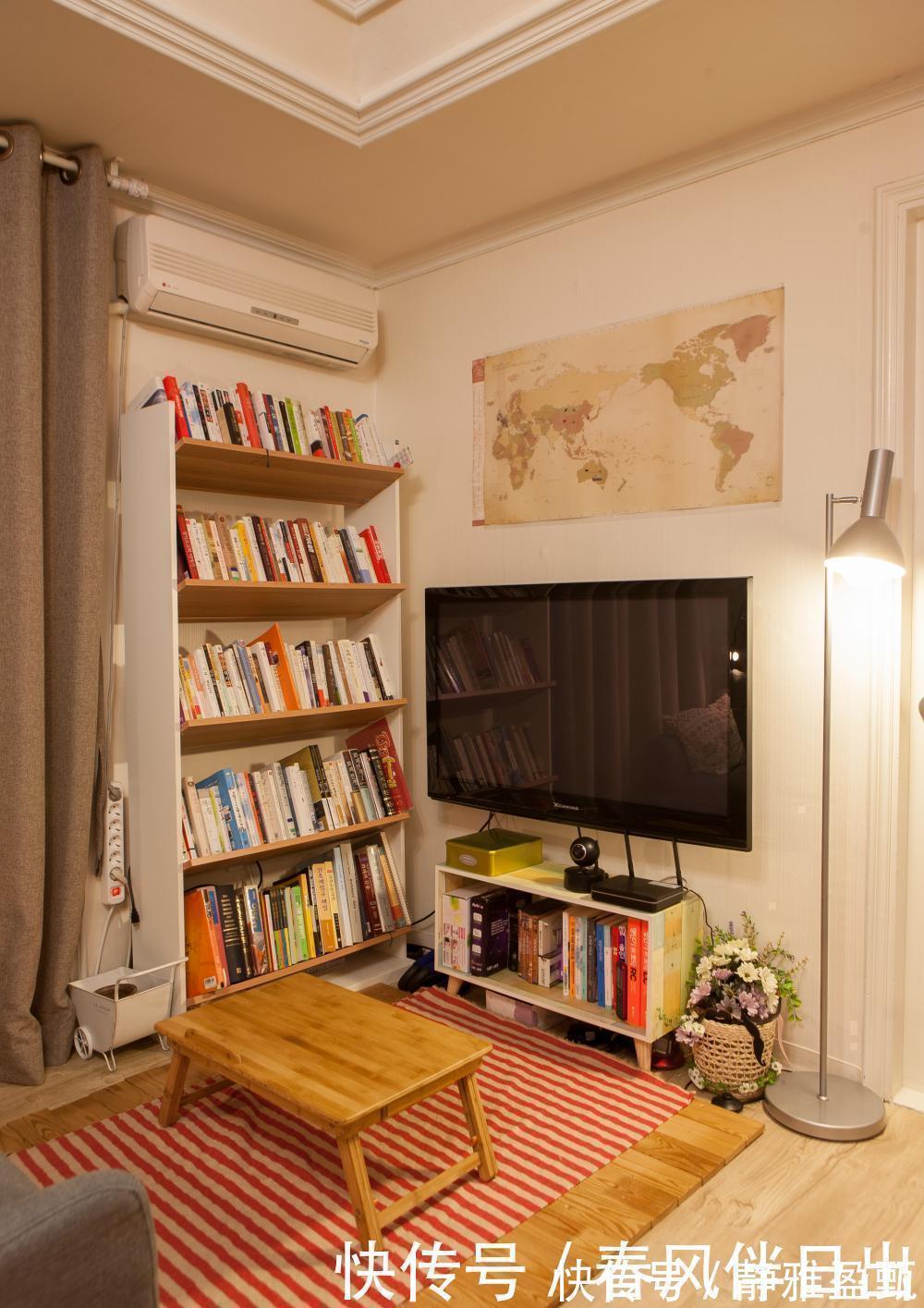 夫妻|丁克夫妻的家56㎡面积不大,舍弃一间卧室改成衣帽间,住着舒服