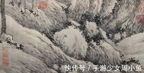 沈周#千人石有多大?无解,沈周用《千人石夜游图》展现自娱心境