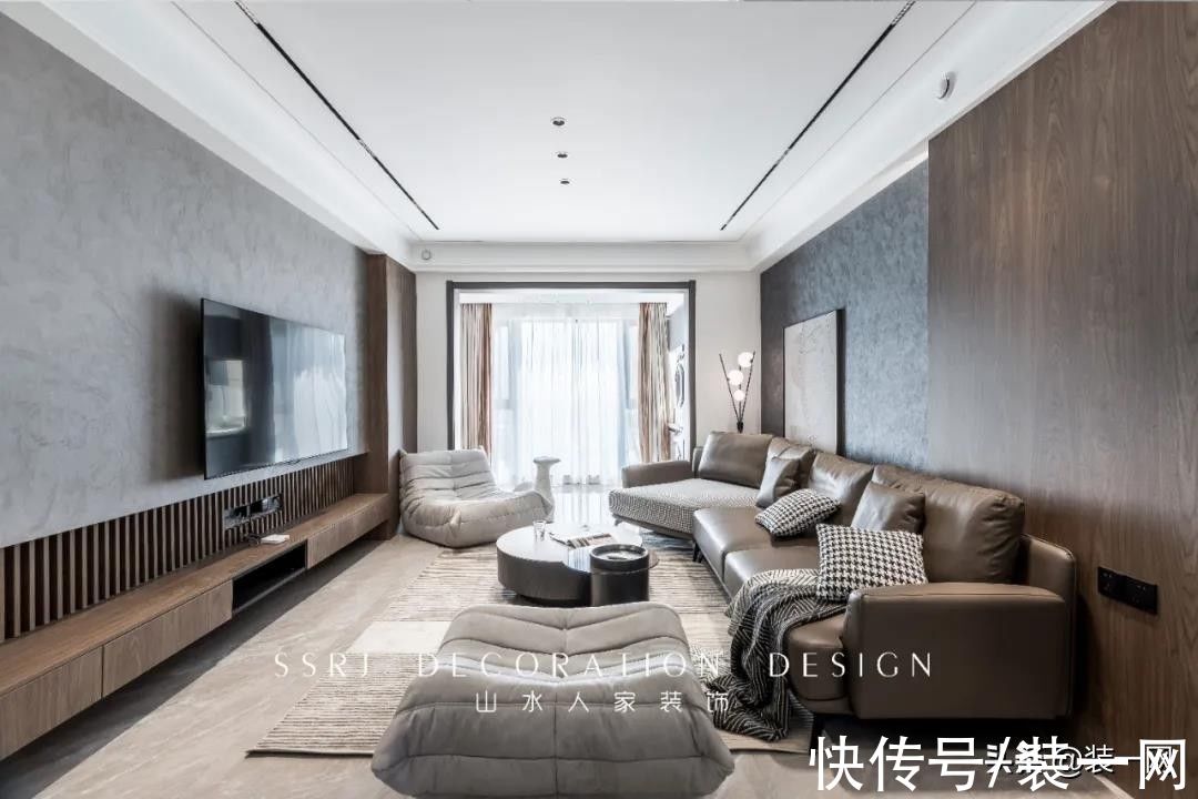 涂料|来自武汉山水人家装饰的实景案例 无主灯设计的魅力具象化