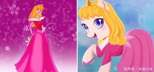 双厨|迪士尼公主化身彩虹小马,花木兰的马尾太合适了,双厨狂喜