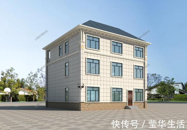 卫三|实用型复式三层别墅,简单大气农村包工头都会盖