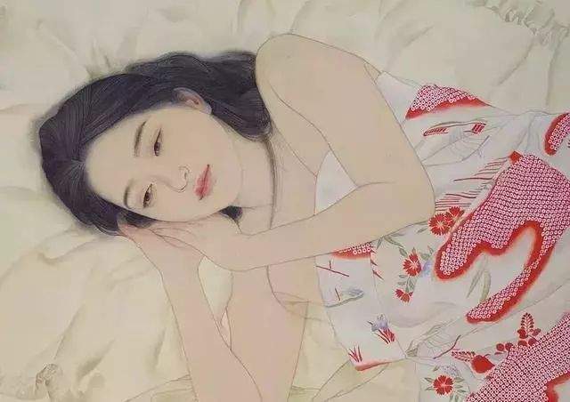 笔下|人称日本最美女画家，竟然这样画美女，极具香艳的极致诱惑