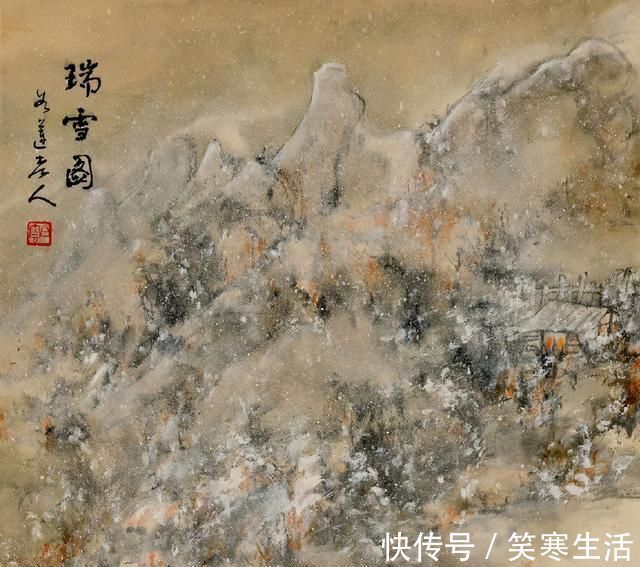 笔墨！刘知白的“心像山水”画是真厉害，不输张大千笔下的山水作品