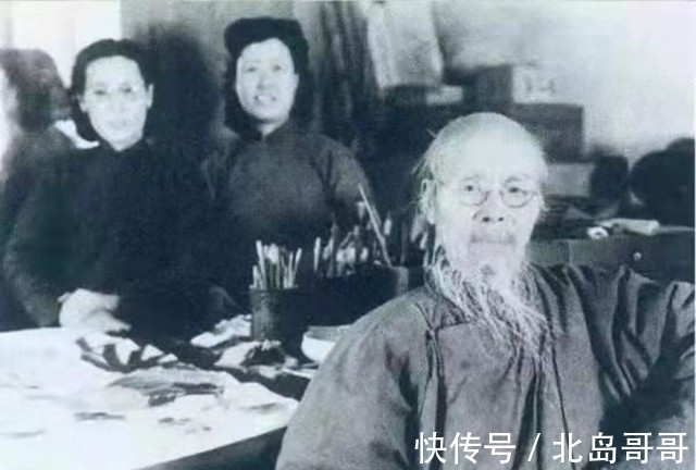 婢女@56岁齐白石看上朋友家18岁保姆,为示好送画一幅,如今拍价9200万