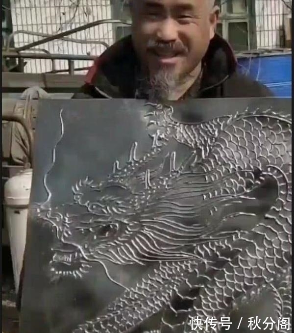 达芬奇&老汉用电焊画出一条巨龙,吊打很多专家,网友:电焊界的达芬奇