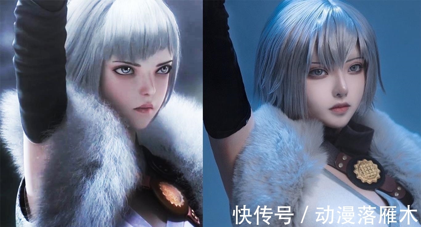 冉冰|小姐姐们COS《灵笼》白月魁,秒碎次元壁,这是真人版手办吧?