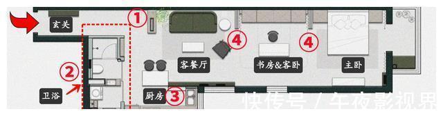 客厅|看完这套60㎡的小户型改造,才明白设计有多重要,新家跟着学!