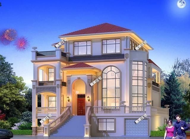 卧室内|2栋带架空层设计的豪宅,有钱就回老家建房,特别风光