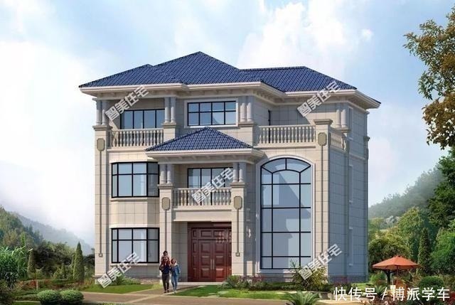 飘窗|面宽相同的两栋三层别墅,配上完工后的效果,没有人看完不夸!