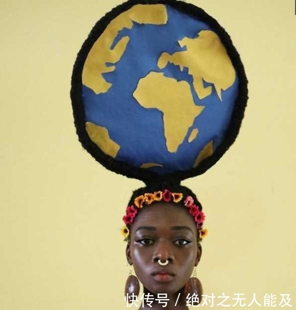 非洲女孩长得太黑没人要，整理了一下头发后，很多男人排队想娶她