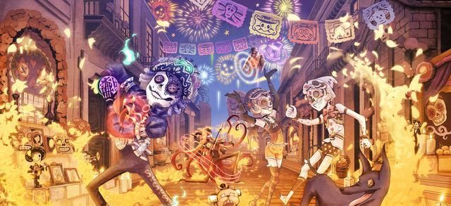 国服|第五人格：同样是万圣节海报，外服的更诱人，疑似返场时装更多？