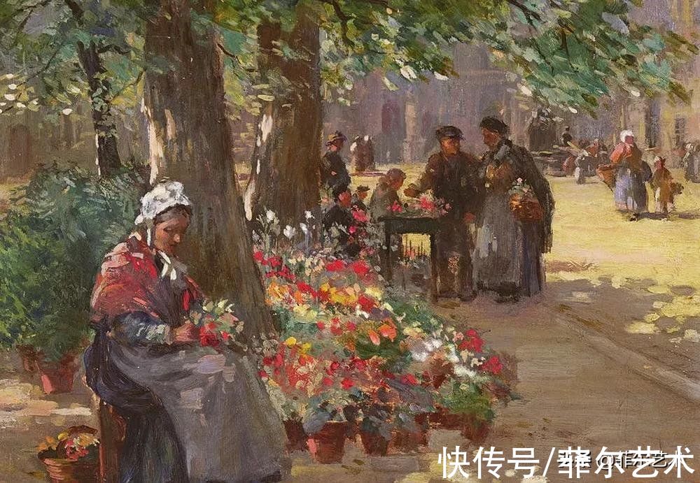 爱丁堡|英国画家布莱洛克油画里的乡村生活，田园诗一般的美