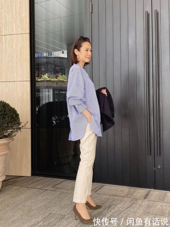 基础|50岁阿姨们这样穿真美,明明是简单基础的穿搭,看着却显贵还时髦