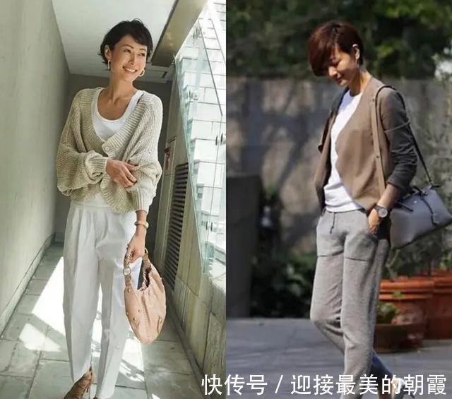 穿搭|女人40岁后穿搭要简约有质感，学习日本时尚女性的穿搭，优雅知性！