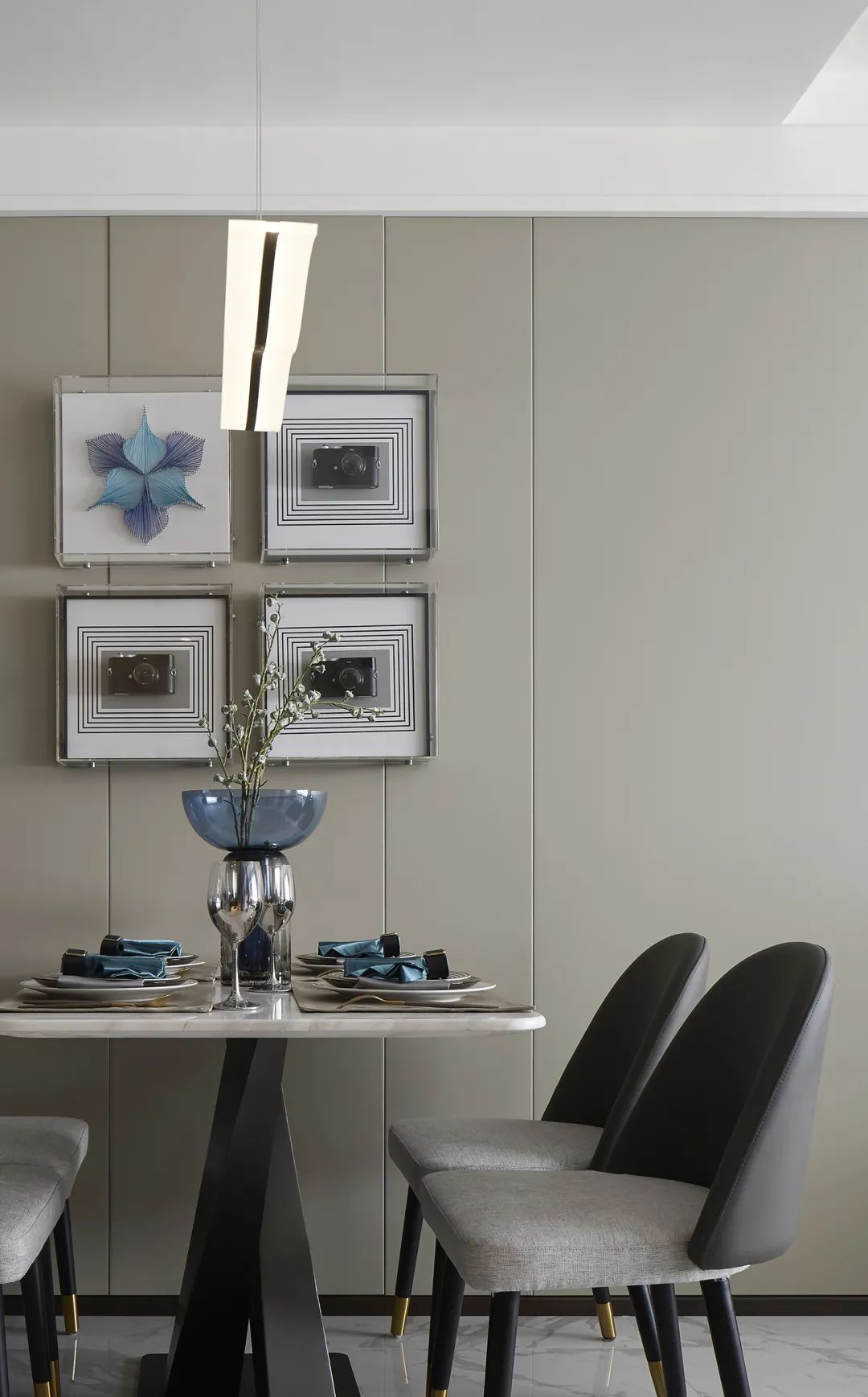 时尚|110㎡现代简雅，时尚舒适、典雅大气，刚需户型装好了也高级