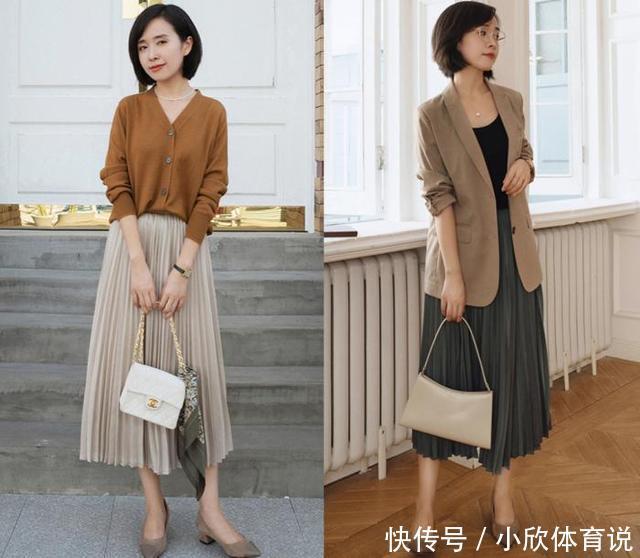 今年火了一种穿搭叫毛衣+裤子,时髦好看,适合40岁女人穿