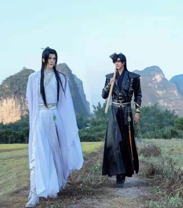 墨宗师|破次元的COS,墨宗师在干活,踏仙君在耍酷,晚宁抱得狗子是谁