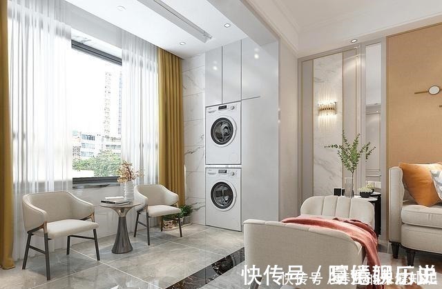 现代|140平米现代轻奢风格,鞋柜柜体做薄荷绿,一入户就被惊艳到了!