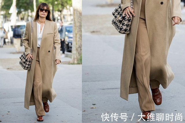 leon 穿不腻的米色,与少量棕色搭配会更时髦,学会这点还能穿出高级感