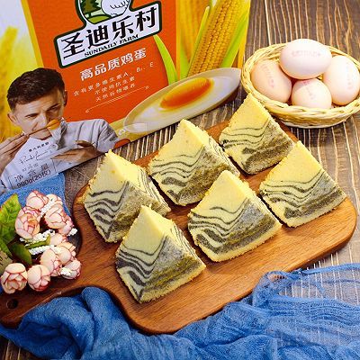花纹|黑芝麻花纹蛋糕