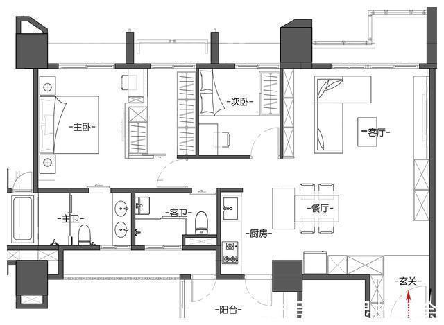 玄关|温暖,是对一个家最好的诠释!她家80㎡,清爽自然,太舒服了!