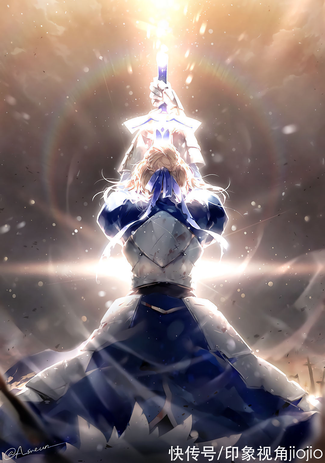 插画作品!风格各异的Fate同人插画,在氛围的渲染上也很到位