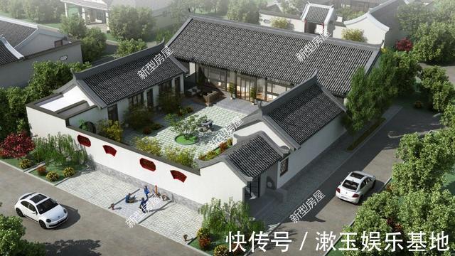 中式小院|10套适合农村盖的中式小院,第3、4套尤其美,建第5套只花15万