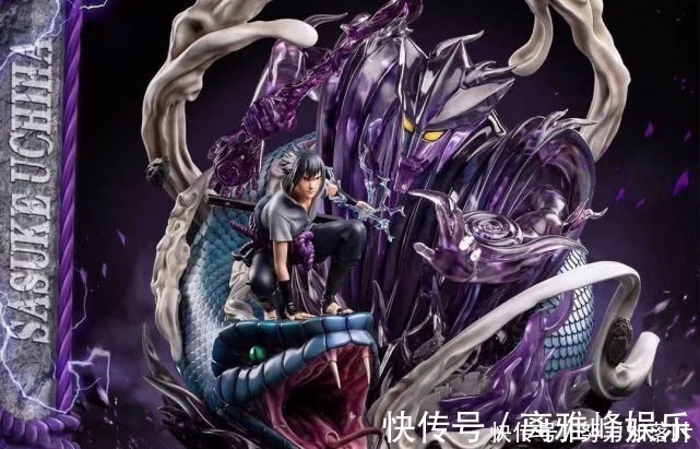 灯光|佐助召唤须佐与青蛇的手办,还原对战十尾场景,灯光效果过于舒适